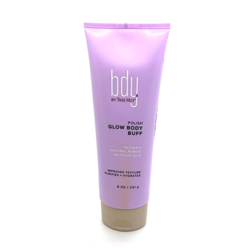 Treehut BDY Glow Body Buff 8 oz NEW